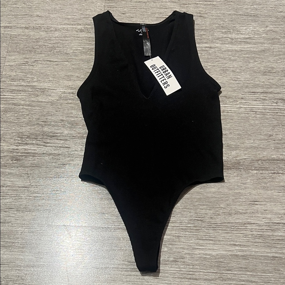 NWT UO Black Bodysuit